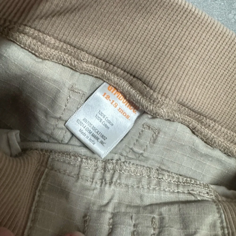 Carter's Trio of Cargo Shorts in Brown, Tan, Cream